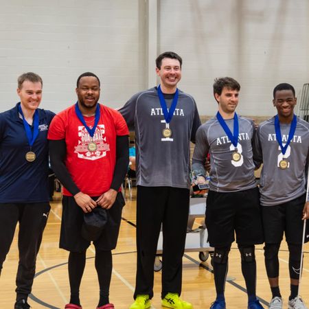 The Atlanta Force poses with their medals at the 2025 Regionals