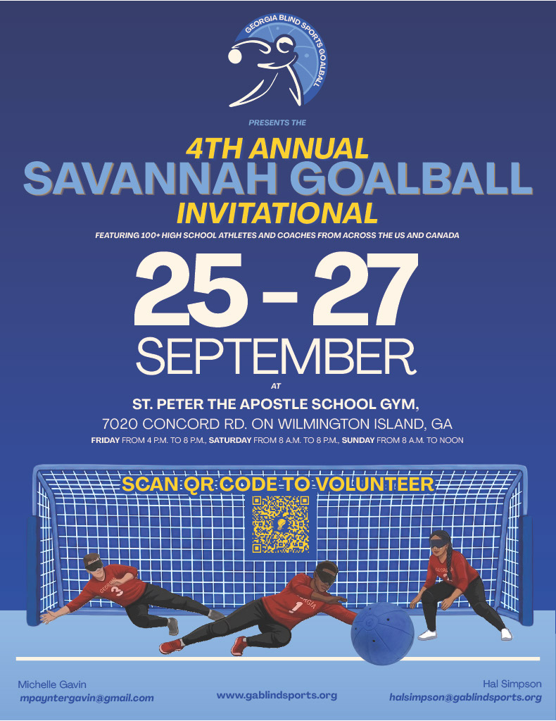 Savannah Youth Goalball Invitational 2026 Flyer